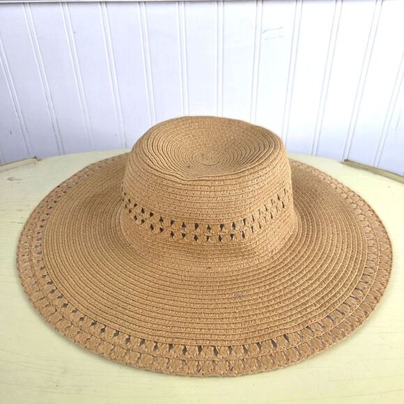 Women's BOHO Floppy Hat Stylish Black and Tan Women's Sun Hat Bundle - Picture 15 of 16